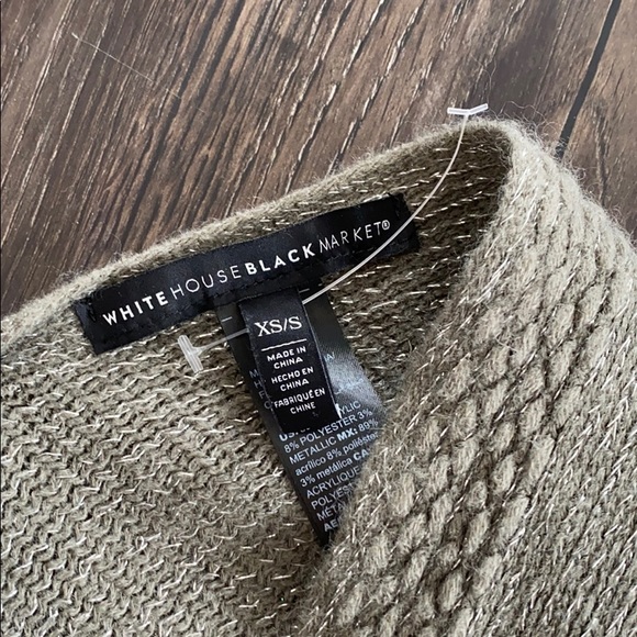 White House Black Market Poncho/Cardigan Sweater - Picture 2 of 3